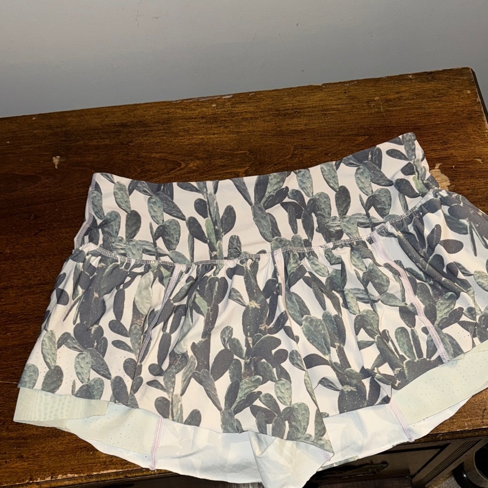 lululemon athletica Cactus Print Athletic Shorts